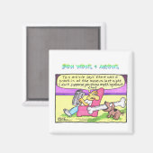 BOW WOWS & MEOWS - Dit artikel zegt... Magneet (Voorkant / Achterkant)