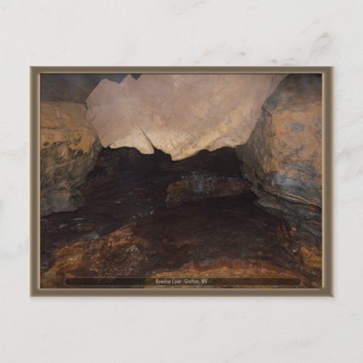 Bowden Cave, WV Briefkaart (Voorkant)
