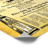 Bowens Vintage cheveux Tonique impression (Coin)