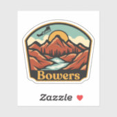 Bowers, Delaware Sticker (Vel)