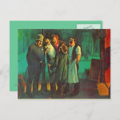 BOWERY FRIENES IN EEN OUD NEIGHBORHOOD BRIEFKAART (Voorkant / Achterkant)