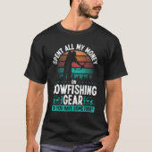Bowfisher I need no Money Bowhunter Airboat Bowfis T-shirt (Voorkant)