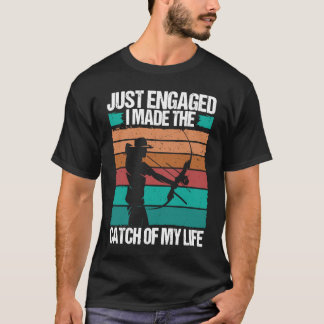 Bowfisher Verloving Vangst van mijn Leven Boogviss T-shirt