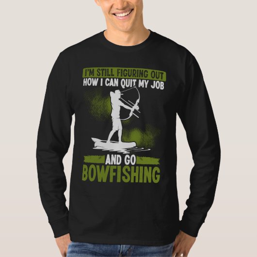Bowfishing Bowhunter Fisherman Archer Airboat Bowf T-shirt (Voorkant)