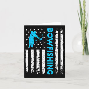 Bowfishing US Flag Gevist Bowfish Hunter Kaart