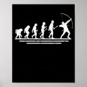  Bowhunter Longbow Sport Archer Poster (Voorkant)