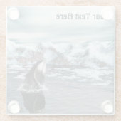 Bowiad Whale Glazen Onderzetter (Achterkant)