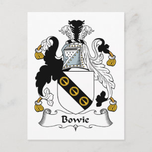 Bowie Family Crest Briefkaart