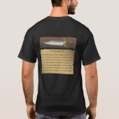 Bowie Knife T-shirt (Achterkant)