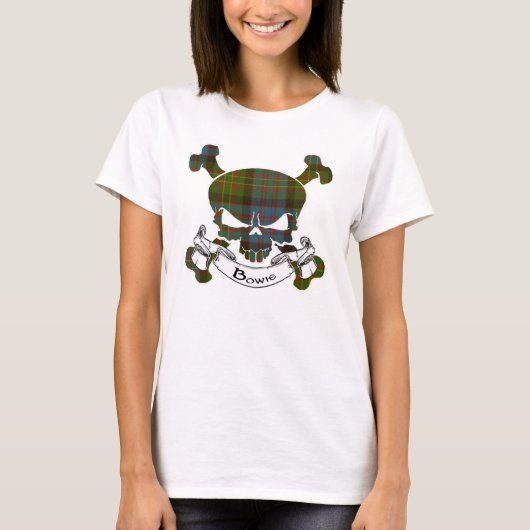 Bowie Tartan Skull Shirt (Voorkant)