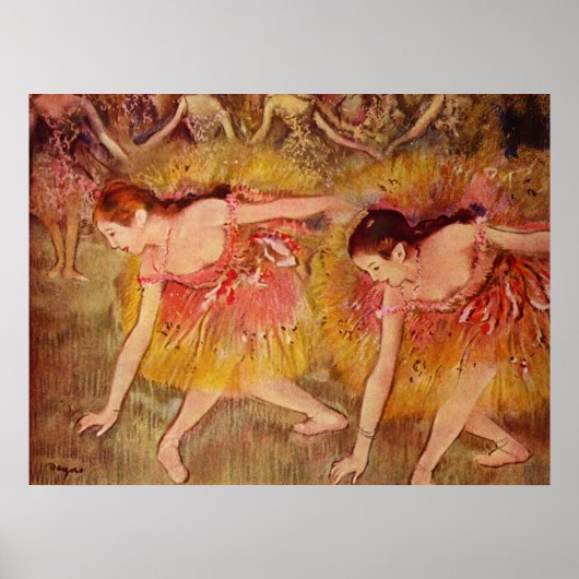 Bowing Dancers - Edgar Degas - 1885 Poster (Voorkant)
