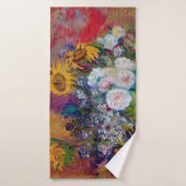 Bowl avec fleurs, Van Gogh (Serviette de bain)
