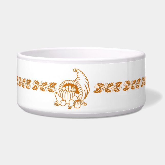 Bowl - Horn of Plenty Voerbakje (Voorkant)