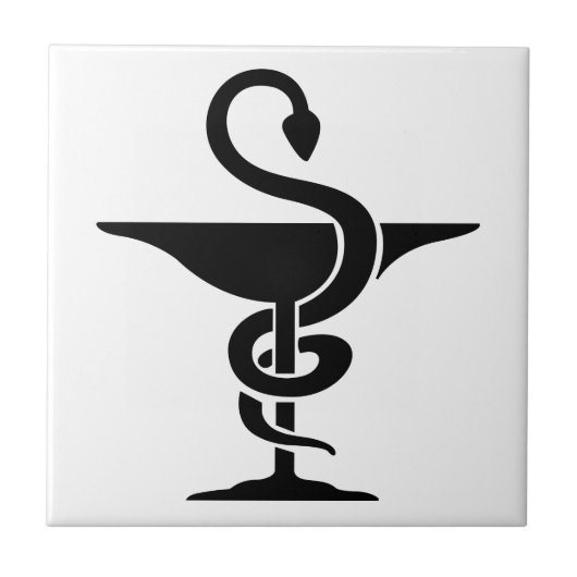 Bowl of Hygieia Tegeltje (Voorkant)