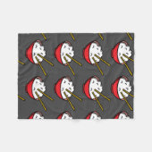 Bowl of Rice Fleece Blanket Deken (Voorkant (Horizontaal))