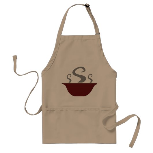 Bowl of Steaming Soup Apron Standaard Schort (Voorkant)