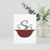 Bowl of Steaming Soup-uitnodigingen Kaart (Staand voorkant)