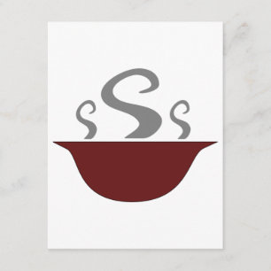 Bowl of Steaming Soup-uitnodigingen Kaart