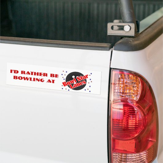Bowl Star Bumpersticker (Op Truck)