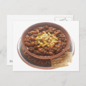 Bowl van Chili Briefkaart (Voorkant / Achterkant)