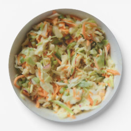 Bowl van Coleslaw verwijderbare papieren Borden Papieren Bordje
