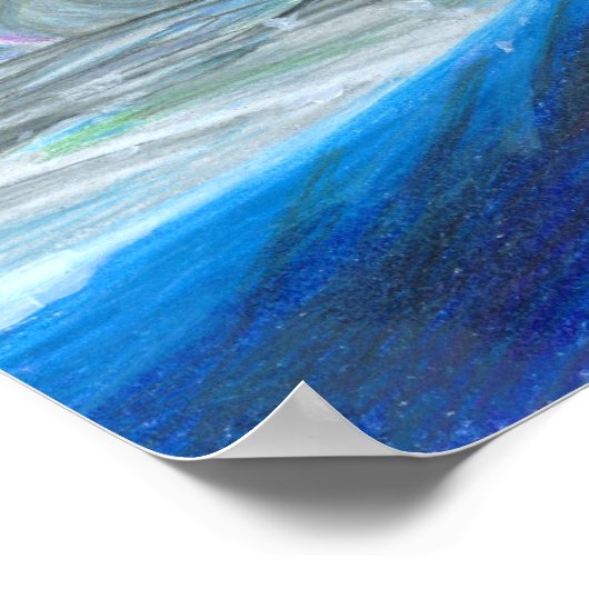 Bowl van Marbles, groot Poster (Hoek)