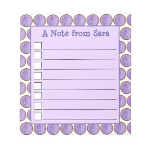 Bowl van Paars Hawaiian-voedsel van POI Taro Root  Notitieblok