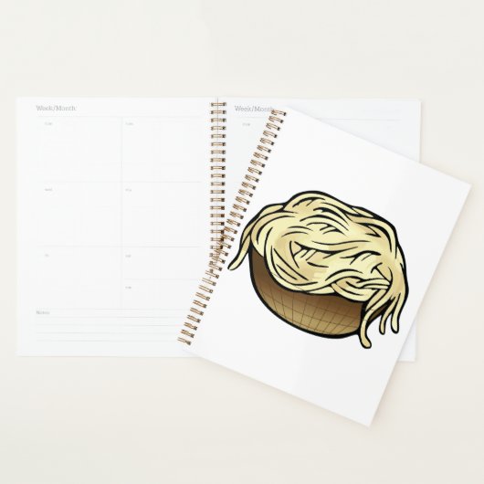 Bowl van Spaghetti Pasta Noodle Food Planner (Display)