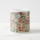 Bowl William Morris bloemenkunst ontwerp Extra Grote Beker (Voorkant)