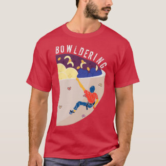 Bowldering Acai Bowl Funny Boulder Pun voor Freecl T-shirt