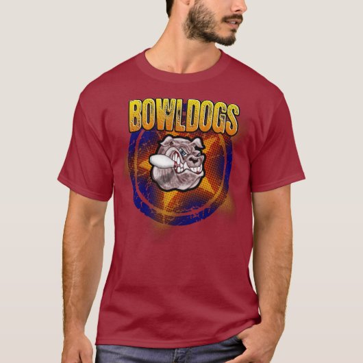 BOWLDOGS-Mannen T-shirt (Voorkant)