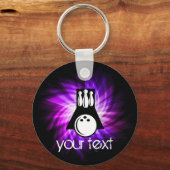 Bowlen; Paars Sleutelhanger (Voorkant)