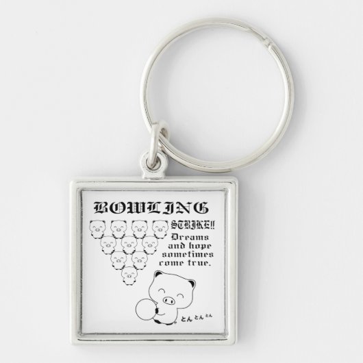 Bowlen Sleutelhanger (Voorkant)