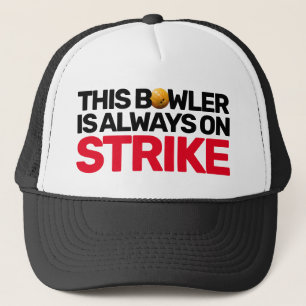Bowler altijd op Strike Fun Bowling-team Trucker Pet