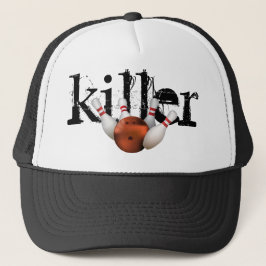 Bowler Bowling Pin Killer Cool League Trucker Pet