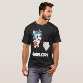Bowler Bowling Unicorn Strike Bowling Pin Bowling T-shirt (Voorkant volledig)