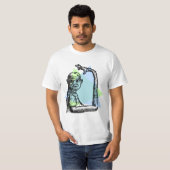 Bowler - driehoeken t-shirt (Voorkant volledig)