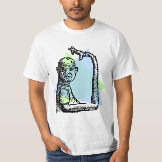 Bowler - driehoeken t-shirt (Voorkant)