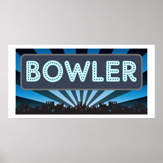 Bowler Marquee Poster (Voorkant)