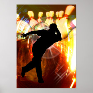 Bowler met Strike Explosion Poster