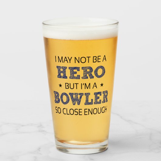 Bowler nieuwigheid glas (Voorkant gevuld)