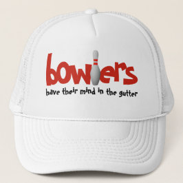 Bowlers denken aan de Gutter Fun Bowling Trucker Pet