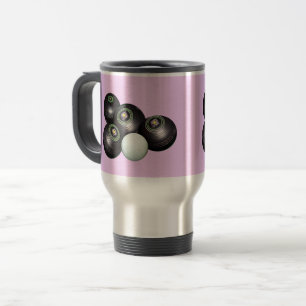 Bowles de pelouse rose, Mug de voyage