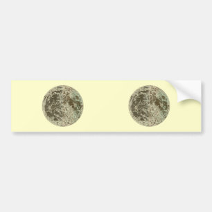 Bowles' Selenography of a Map of the Moon - 1780 Bumpersticker