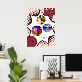 Bowling 11e anniversaire Photo Collage Poster (Bureau à domicile)