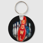 Bowling 300-game Blues Aluminium Sleutelhanger (Achterkant)