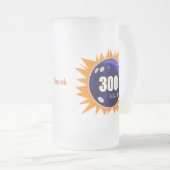 Bowling 300 Game Frosted Mug (Devant droit)