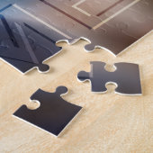 Bowling 300 spel, bowlingbal en 10 pinnen legpuzzel (Zijkant)