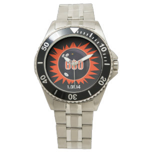 Bowling 600 Serie in het Rood Horloge