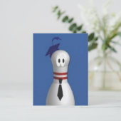 Bowling-Afstudeerder Briefkaart (Staand voorkant)